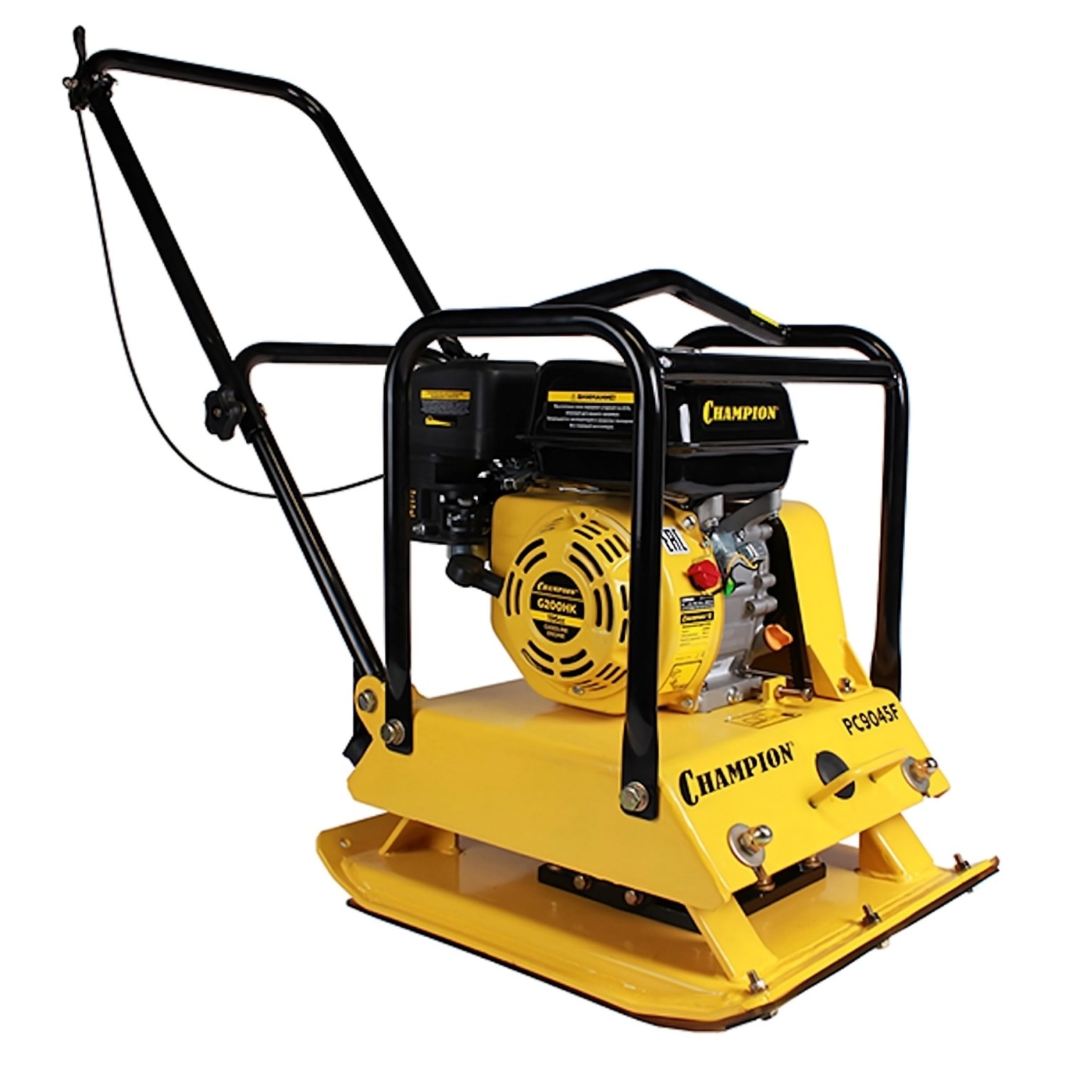 Виброплита прямоходная бензиновая CHAMPION PC9045F (90 кг), изображение 4