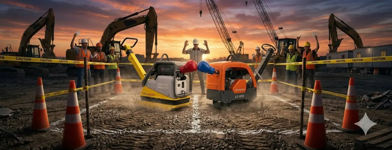 Сравнение Husqvarna LG 504 и Wacker Neuson DPU 6555: какую виброплиту выбрать