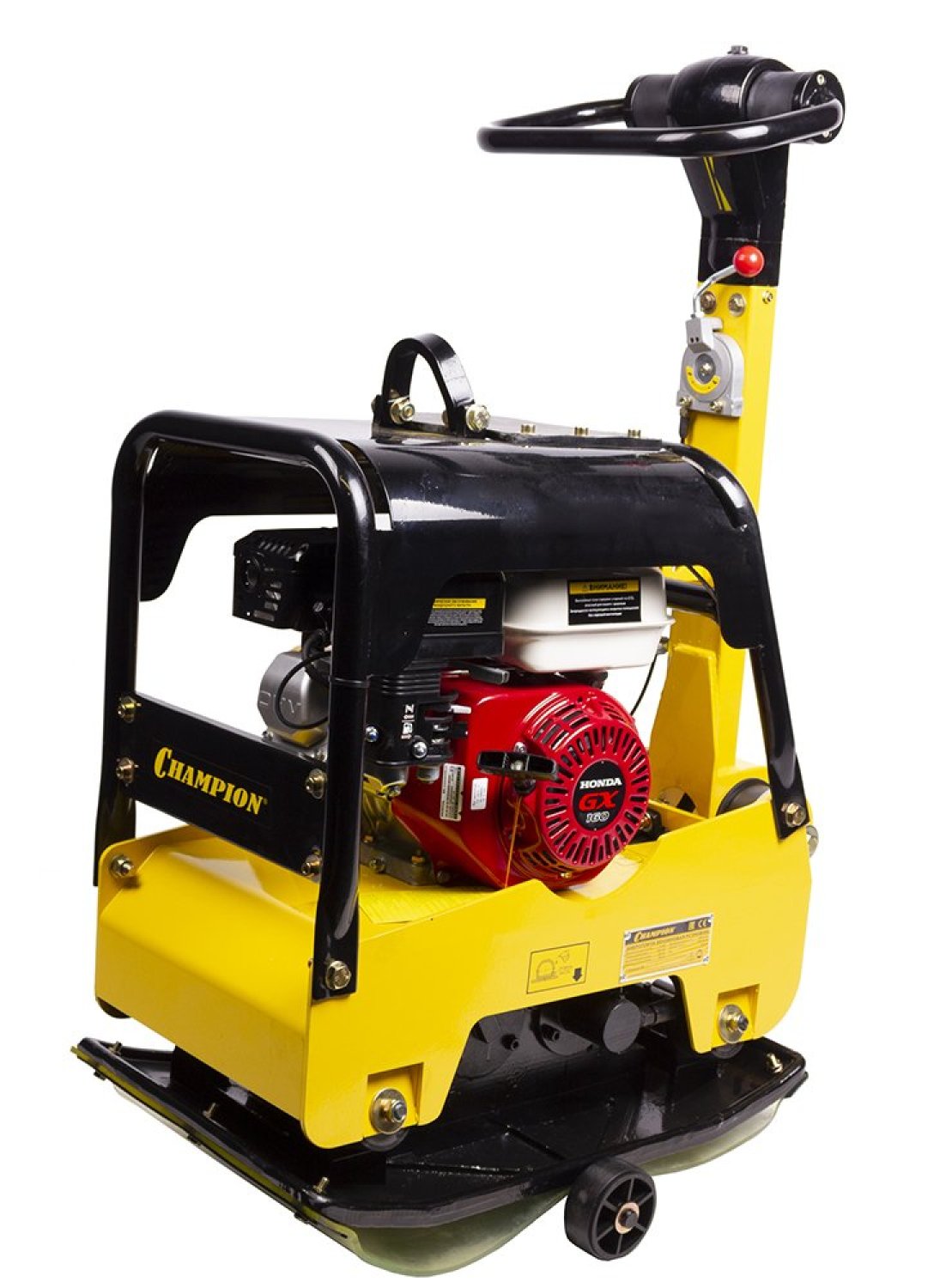 Виброплита реверсивная бензиновая CHAMPION PC1345RHH (140 кг), изображение 3